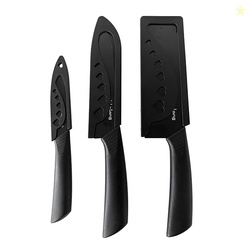 Lifelong High-Carbon Stainless Steel Knife Set of 3 with Protective Co