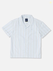 Allen Solly Junior Boys Vertical Stripes Striped Regular Fit Casual Sh