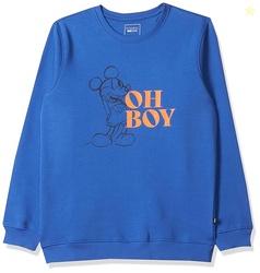 Amazon Brand - Symbol Boys Regular Fit Printed Round Neck Full Sleeves