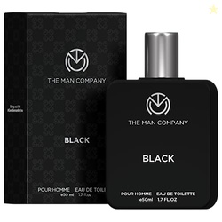 The Man Company Black Edt Perfume For Men - 50Ml, Premium Long Lasting
