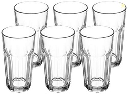 Solimo High Ball Glasses Set of 6 (325ml each)
