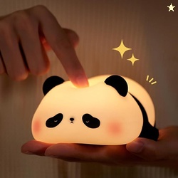Galox Pear Night Light for Kids Room, LED Rechargeable Tap Contro...mo