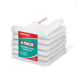 Spotzero By Milton Non-Scratch Wire Dish Cloth (Pack of 6) I Multipurp