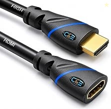 C & E 12 Feet [PACK OF-3] HDMI Extension Cable 4K HDMI Extender Male t