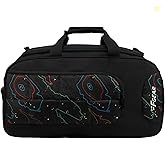 F Gear Enduro Topo Black 32L Travel Duffle Bag with Spacious Main Comp