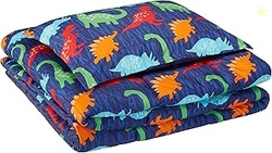 AmazonBasics Kid's Comforter Set - Soft, Easy-Wash Microfiber - Twin, 