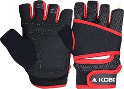 Kobo WTG-63 Weight Lifting Gym Gloves Hand Protector for Fitness Train