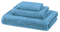 AmazonBasics 100% Cotton Quick-Drying 3-Piece Towel Set - 400 GSM - La