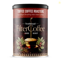 Toffee Coffee Roasters | Pack of 1 (200g) South Indian Filter Coffee| 