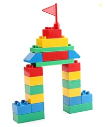 Smart Picks Build to Play 102 Colourful Building Blocks for Kids