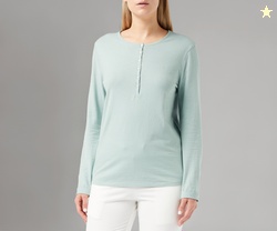 Women's Mix & Match 100% Organic Cotton Long Sleeve Top for Women Sust