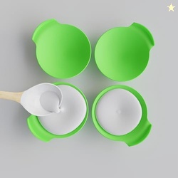Clazkit Silicone Idli Maker Plate (8 Pcs) | Food Grade Non-Stick Idli 