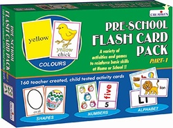 Creative's PreSchool Flash Card Pack Part 1, Educational Toy for Kids,