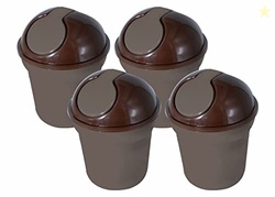 Wonder Homeware Server Euro Dustbin for Car/Desk, Set of 4 Pc Dustbin 