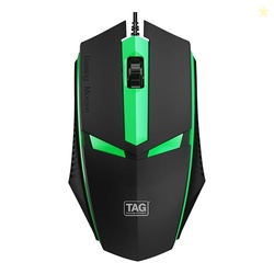 TAG EVE Wired Mouse with 3 Buttons, High Precision, 1000 DPI Optical S