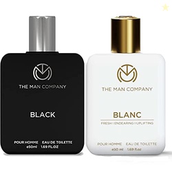The Man Company Men Blanc Edt (50Ml) & Black Edt (50Ml) Elegant Liquid