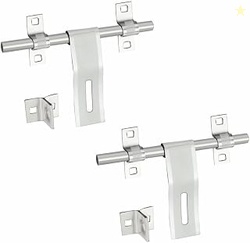 Elegant Stainless Steel Door Aldrop Ss Finish with Cram and Hook Set, 