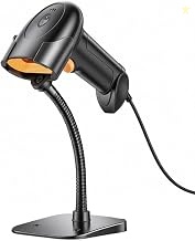 HIROBOT USB 2D/1D Barcode Scanner with Stand, CMOS Imager QR Code Read