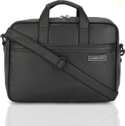 Lavie Sport Director Briefcase Messenger Bag (Black, 16 L)