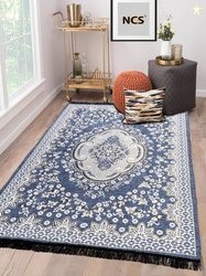 NCS 5 cm  X 7 cm Chenille Carpet (Rectangle, Grey)