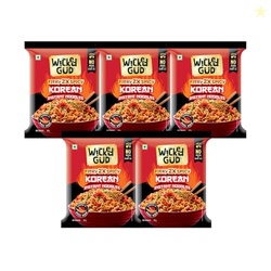 Korean Instant Noodles | Fiery 2X Spicy | Whole Wheat | No Palm Oil | 