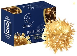 Quace 12 Meter Decorative 42 Warm White LED String Light Plug for Indo