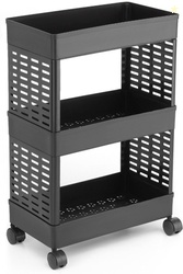 ELIGHTWAY MART Cutlery Kitchen Rack Plastic 3 layer Plastic Plast...mo