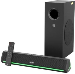 GOVO Gosurround 600 90 W Bluetooth Soundbar (Platinum Black, 2.1 ...mo
