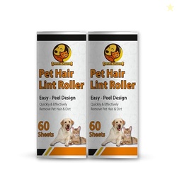 Foodie Puppies Pet Hair Remover Lint Roller Refills - (2Lint Roller Re
