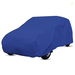 Amazon Brand - Solimo 7 Seater Car Cover, Blue (Innova, Innova Crysta,