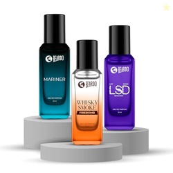 BEARDO FUSION Trio Perfume Set - LSD,Mariner & Whisky Smoke Firebomb P