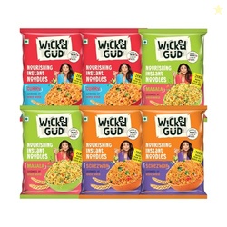 WickedGud Nourishing Instant Noodles Range (Discovery Pack of 6, 69 gr