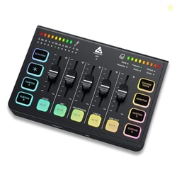 Audio Array AI-06 Streaming Audio Mixer Sound Card | XLR, 1/4" & line 