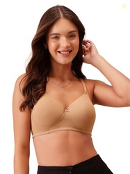 Clovia Women's Cotton Padded Non-Wired Full Cup Multiway T-Shirt Bra i