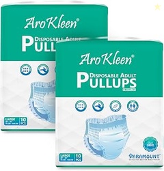 Arokleen Premium Adult Diaper Pants Style | Large (L) | 20 Units |Wais