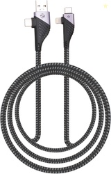 ZEBRONICS USB Type C Cable 2 A 1 m ZEB-UCLC65B (Compatible with M...mo