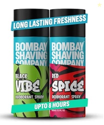 Bombay Shaving Company Body Spray for Men, 150ml each (Pack of 2) - Re