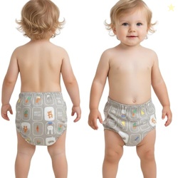 Bembika Baby Training Pant Soft Cotton Reusable Potty Training Pants F