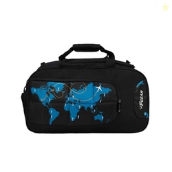 Enduro Map Black 32L Travel Duffle Bag | Spacious Main Compartment wit