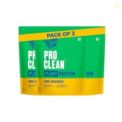 Yogabar Pro Clean Plant Protein | Unflavoured | 28g Protein per Servin