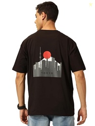 Thomas Scott Men Oversized Fit Graphic Printed Tshirt