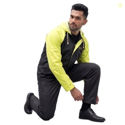 Roughhouse Raincoat for Men & Women Heavy Duty Waterproof Rain Suit wi