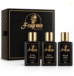 Signature Men's Perfume Gift Set | 3 Luxury Extrait De Parfum (Royal O
