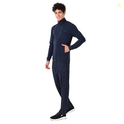 OTS-318 Men's Solid Winter Sports Gym Track Suit Zipper Set