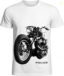 Men's Graphic Print T-Shirt | Super Combed Cotton Rich Fabric | Round 