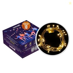 Lexton Led String Light Plug Sourced 11 Meter, 40 High Pixel LED, 8MM 