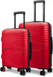 NASHER MILES Hard Body Set of 2 Luggage 8 Wheels - Hard-sided Pol...mo
