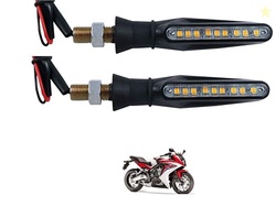 Kozdiko Front & Rear Side Sleek Yellow Indicator Light Set of 4 Pcs fo