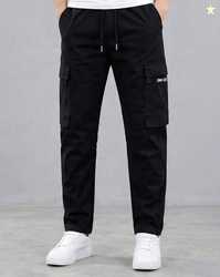 BUDA JEANS CO Men Oversized Fit Mid-Rise Cargo Pants