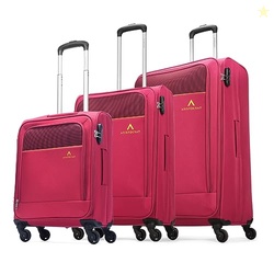Aristocrat Oasis Plus Set of 3 Cabin Medium & Large Size Soft Luggage 